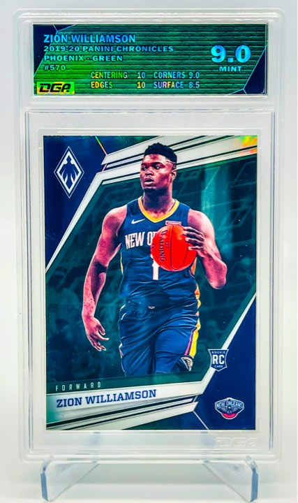 Custom Design on Holographic Material from Dynamic Grading Authority - Pick whichever label best fits your card after we Grade your cards