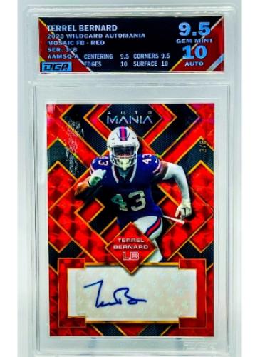 Sports Card Graded by Dynamic Grading Authority - Custom Label - 