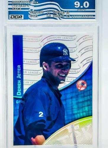 Sports Card Graded by Dynamic Grading Authority - Custom Label - Derek Jeter 